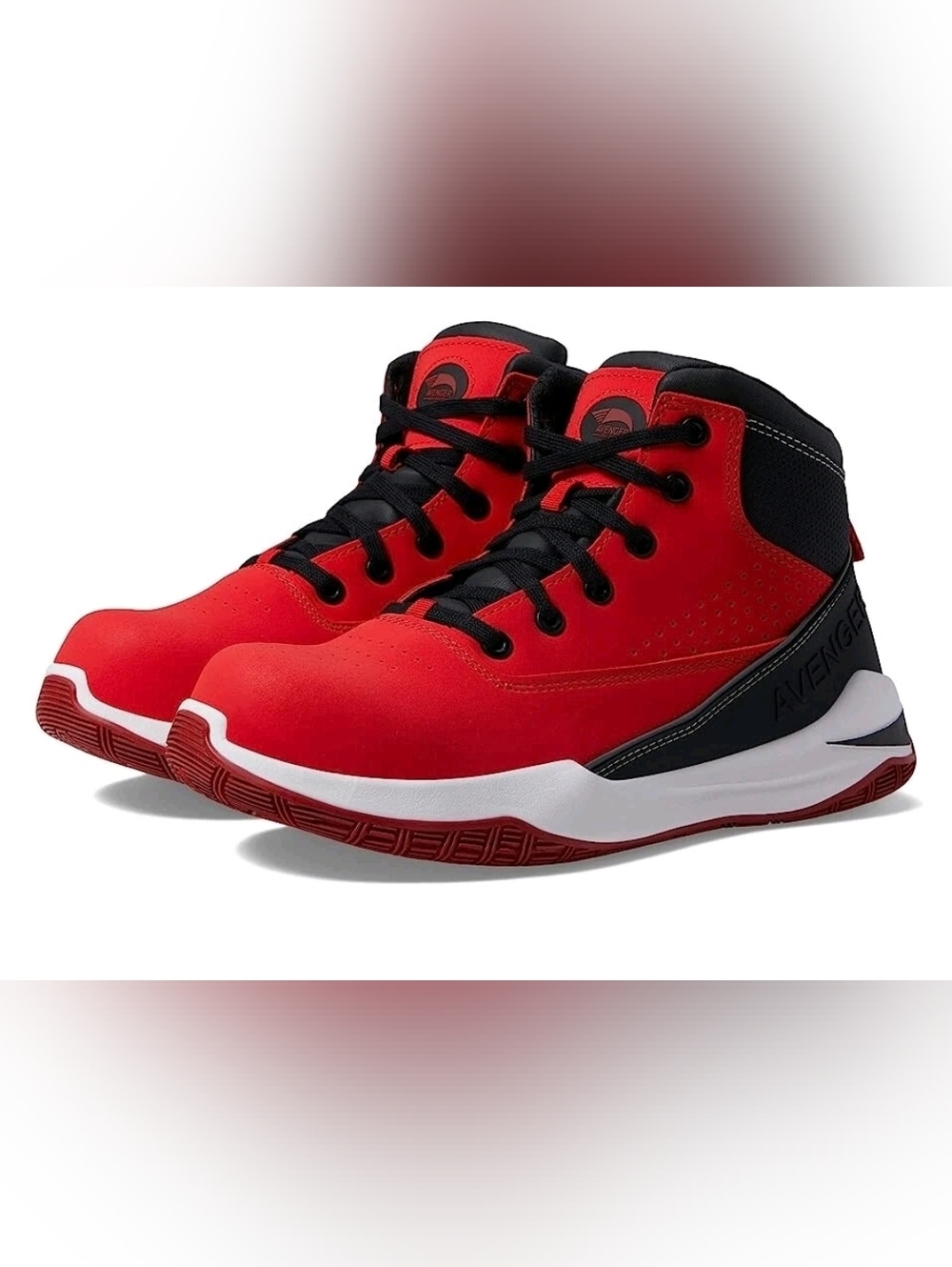 Avenger Work Boots Red Reaction Mid ASTM F2413-18 Size 11 EUC